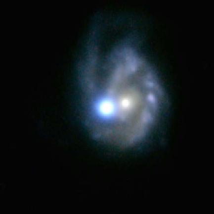 Optical image of spiral galaxy