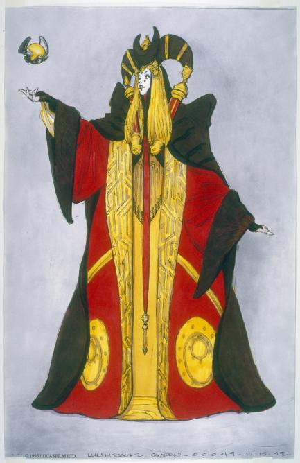 Star Wars Costume: Concept Art Queen Amidala Senate Gown