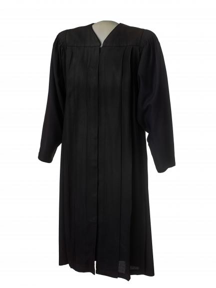 Black judicial robe