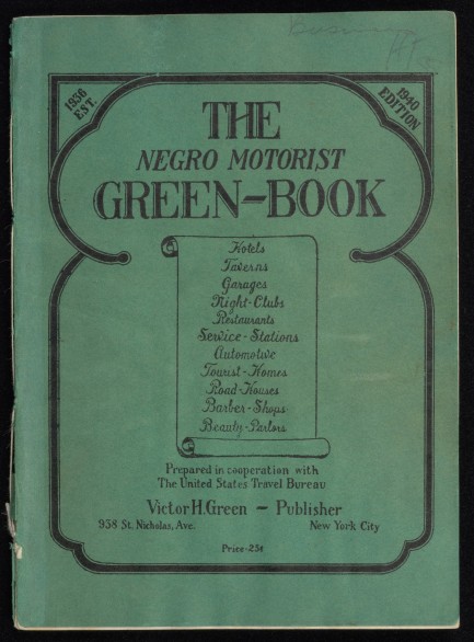 Cover of 1940 edition of the Green Book