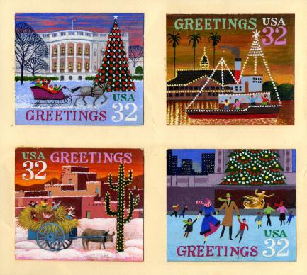 Christmas Holiday Commemorative Stamp