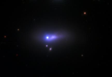 Telescope image of supernova