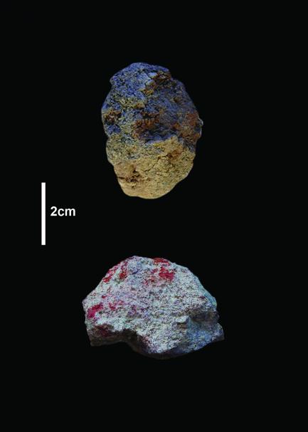 stones with color flecks