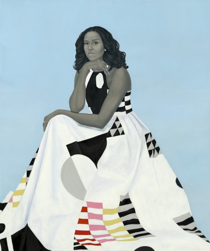 portrait of Michelle Obama