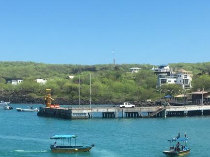 A cargo dock on San Cristóbal Island