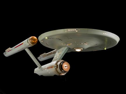 Model of Starship Enterprise