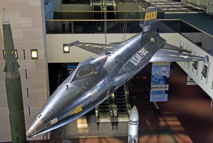 Aircraft on display in Milestones Hall