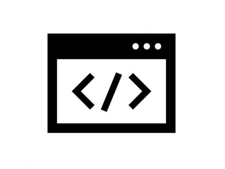 Icon of computer command line window